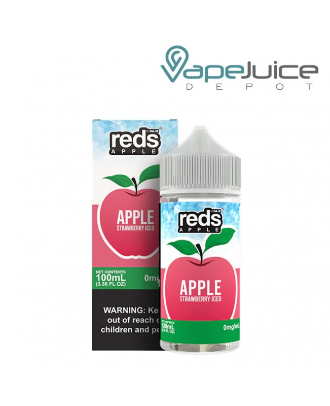 Strawberry Iced 7Daze Reds Apple eJuice 100ml