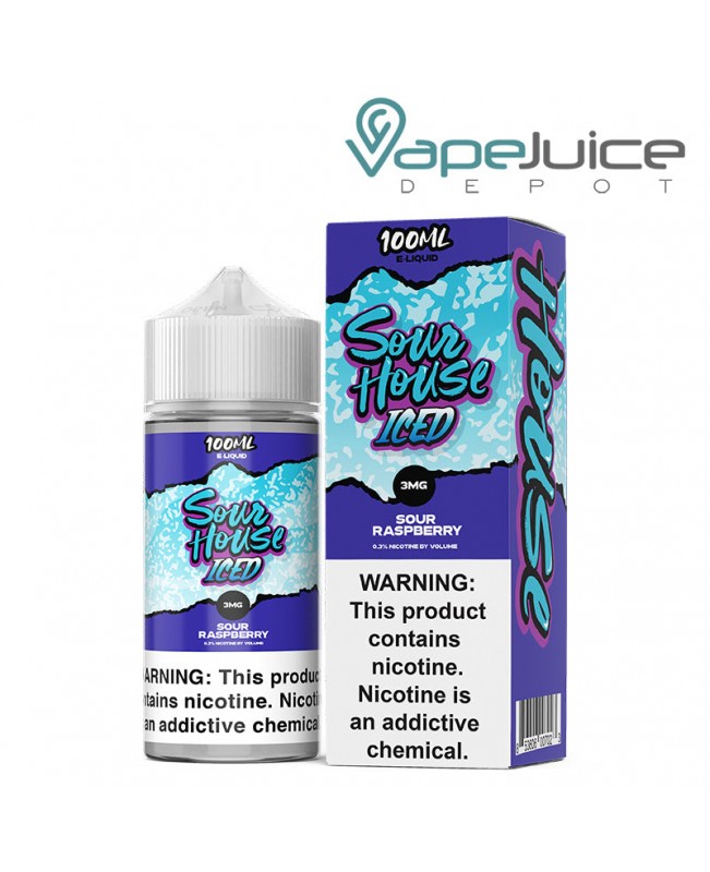 Raspberry Iced Sour House eLiquid 100ml