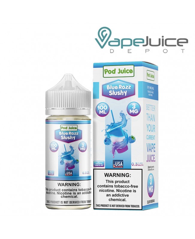 Blue Razz Slushy Pod Juice TFN 100ml