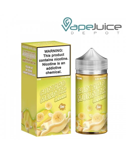 Custard Banana Jam Monster eLiquid 100ml