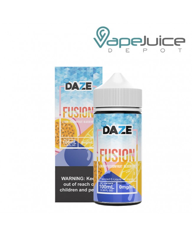 ICED Lemon Passionfruit Blueberry 7 Daze Fusion 100ml