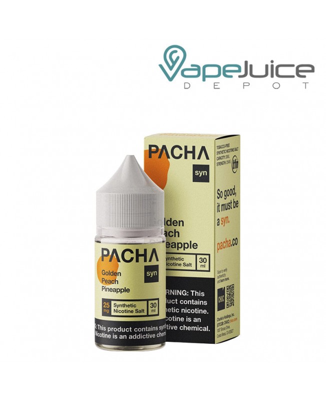 Golden Peach Pineapple PachaMama Syn Salts 30ml