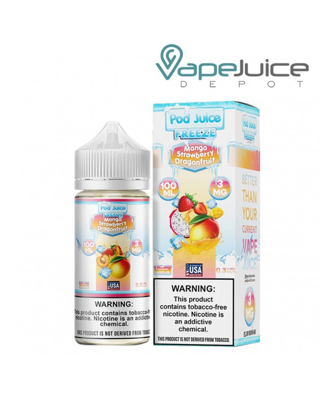 Mango Strawberry Dragonfruit Freeze Pod Juice TFN 100ml