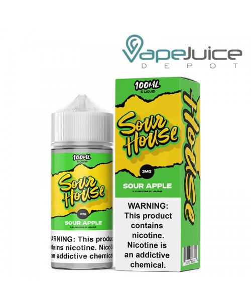 Apple Sour House eLiquid 100ml