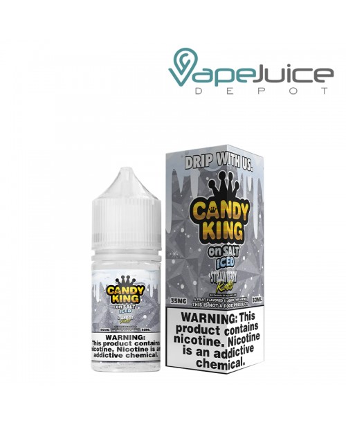 Iced Strawberry Rolls Candy King On Salt 30ml