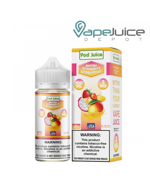 Mango Strawberry Dragonfruit Pod Juice TFN 100ml