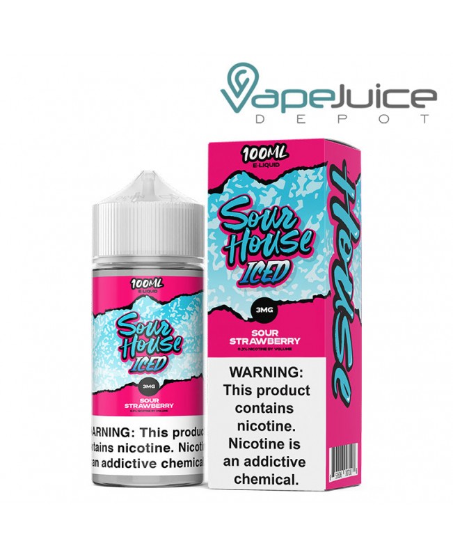 Strawberry Iced Sour House eLiquid 100ml