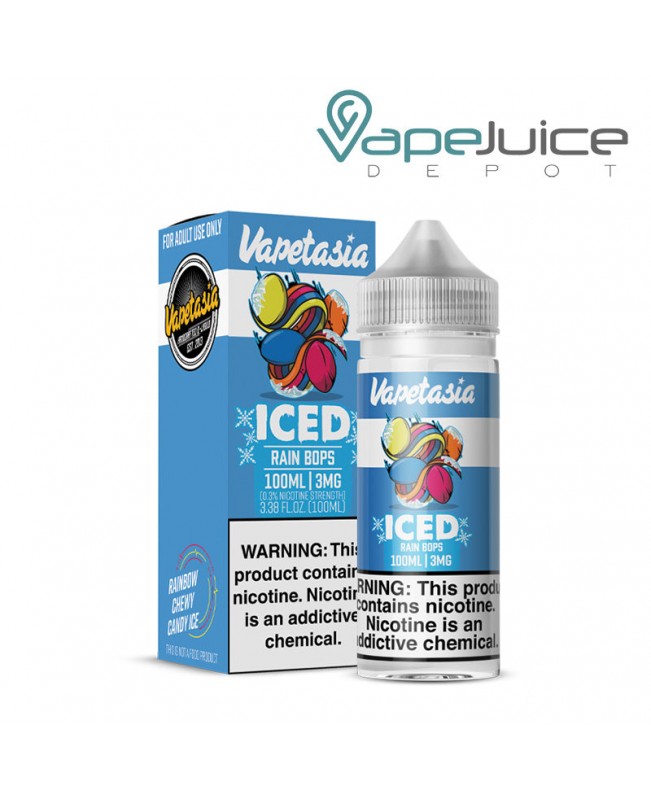 Iced Killer Sweets Rain Bops Vapetasia Synthetic 100ml