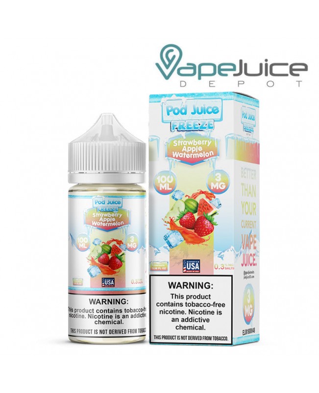 Strawberry Apple Watermelon Freeze Pod Juice TFN 100ml