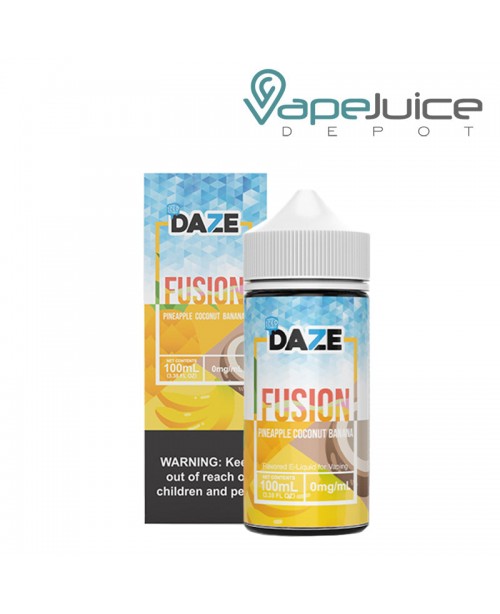 ICED Pineapple Coconut Banana 7 Daze Fusion 100ml