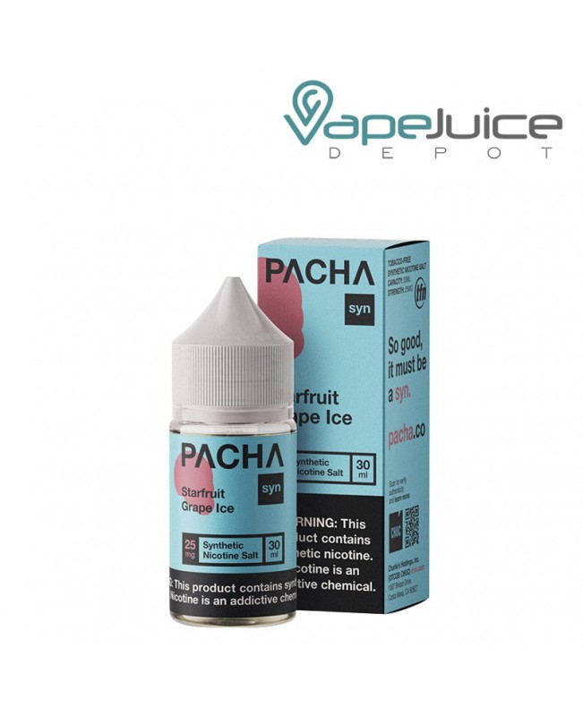 Starfruit Grape Ice PachaMama Syn Salts 30ml