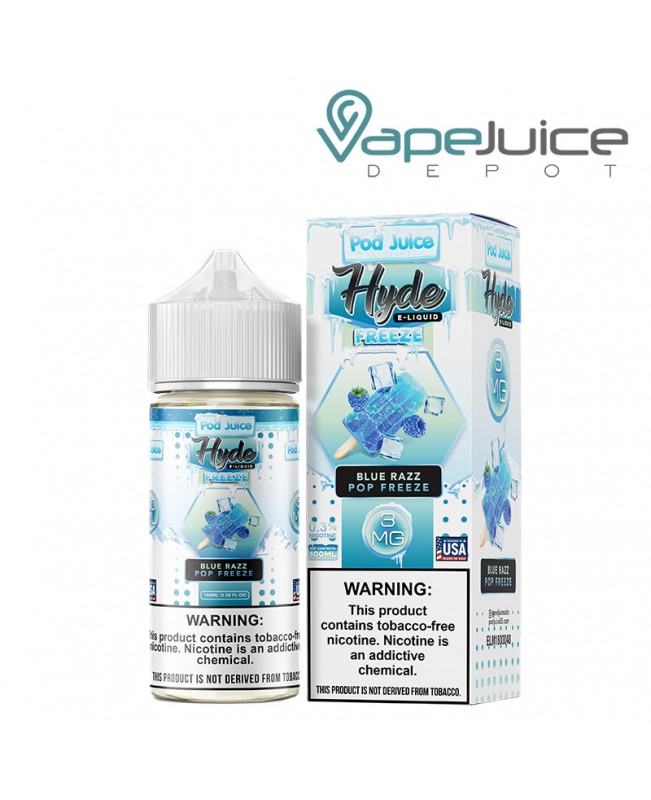 Blue Razz Pop Freeze Hyde Pod Juice TFN 100ml