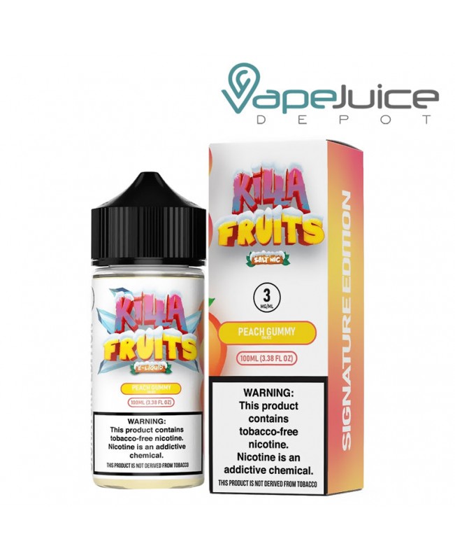 Peach Gummy On Ice Killa Fruits Signature TFN Series 100ml