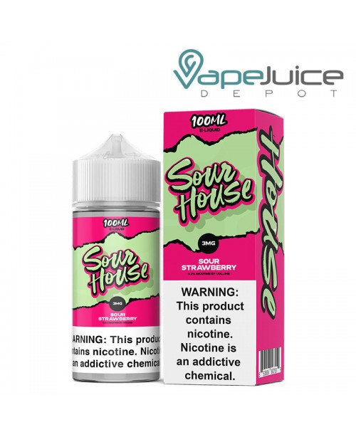 Strawberry Sour House eLiquid 100ml