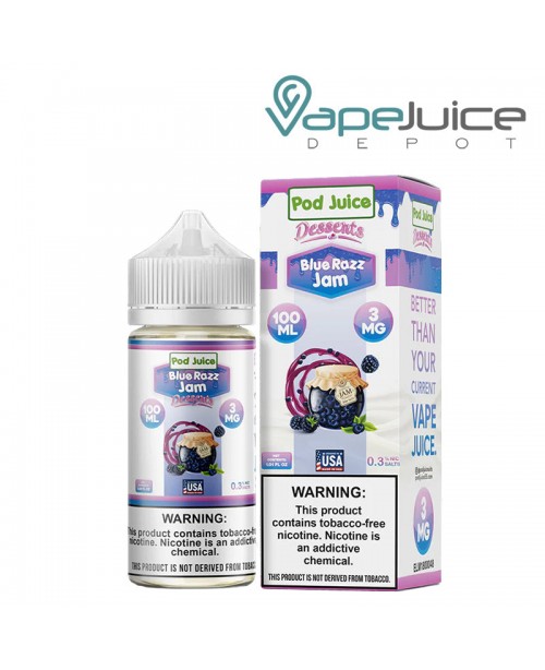 Blue Razz Jam Pod Juice TFN 100ml