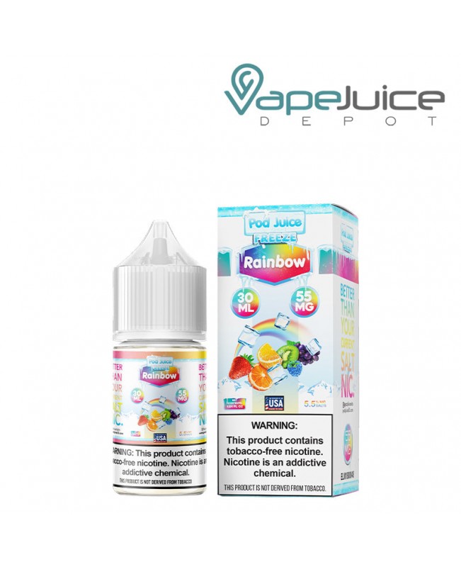 Rainbow Freeze Pod Juice TFN Salt 30ml