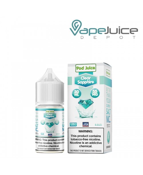 Clear Sapphire Pod Juice TFN Salt 30ml