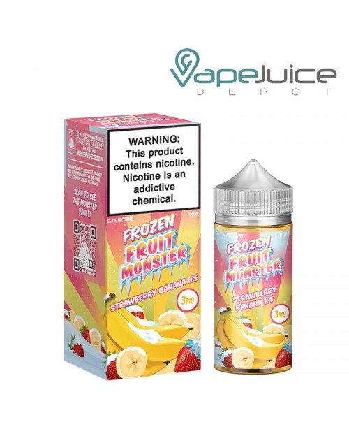 Strawberry Banana Ice TFN Frozen Fruit Monster 100...