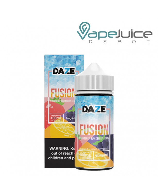 ICED Strawberry Blackberry Lemon 7 Daze Fusion 100ml