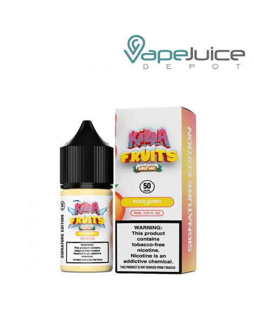 Peach Gummy On Ice Killa Fruits Signature TFN Salt...