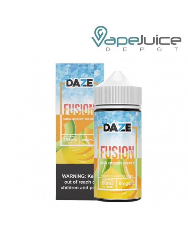 ICED Banana Cantaloupe Honeydew 7 Daze Fusion 100ml