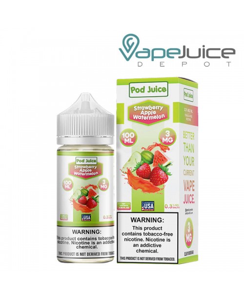 Strawberry Apple Watermelon Pod Juice TFN 100ml