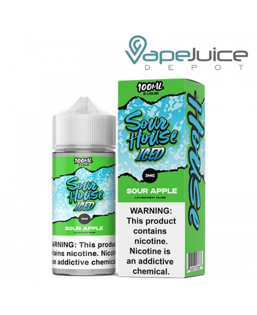 Apple Iced Sour House eLiquid 100ml