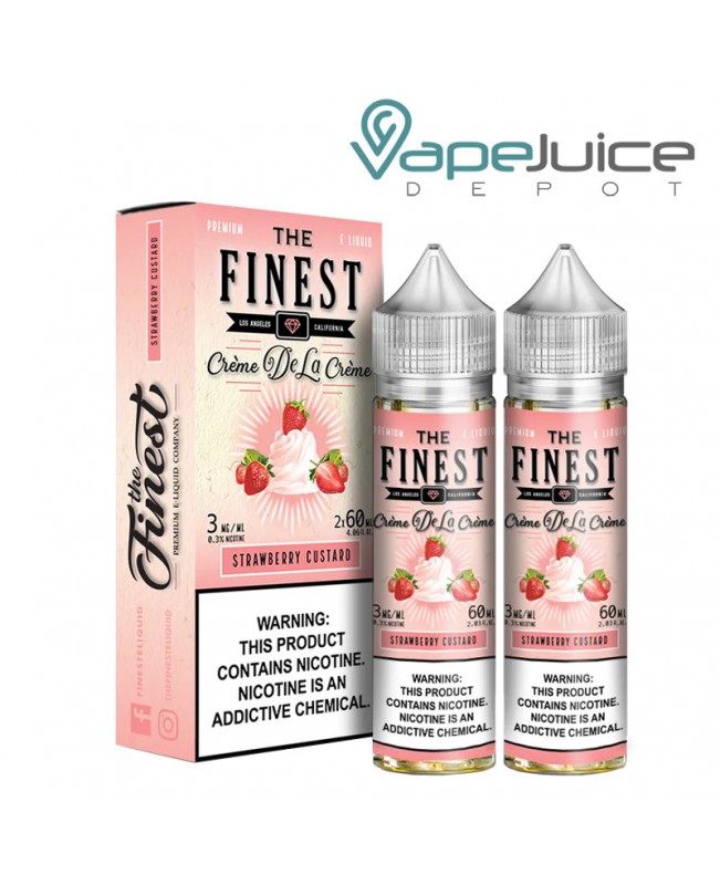 Strawberry Custard Finest eLiquid 120ml