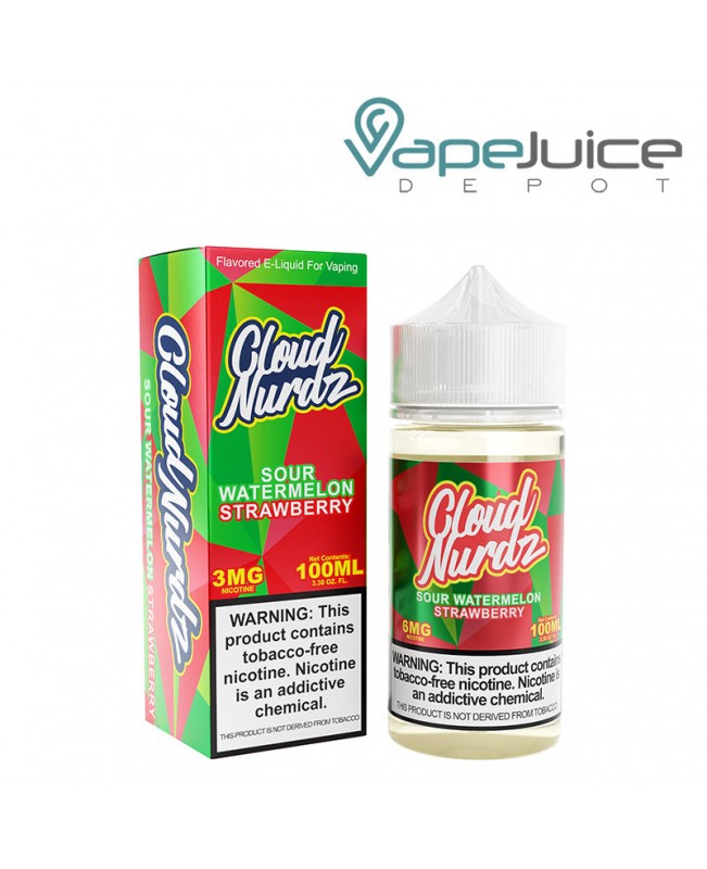 Sour Watermelon Strawberry TFN Cloud Nurdz 100ml