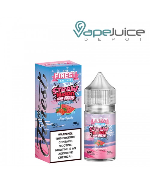 Straw Melon Sour Menthol Finest SaltNic Series 30m...