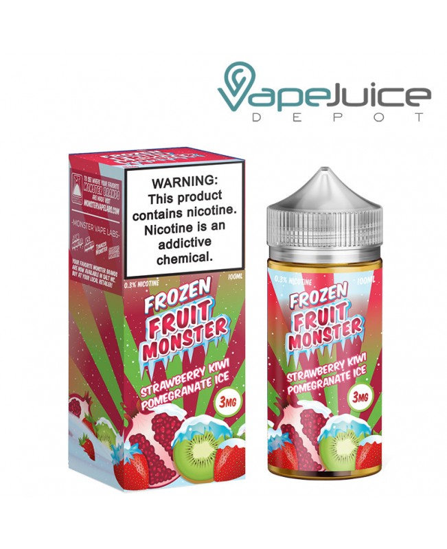 Strawberry Kiwi Pomegranate Ice Frozen Fruit Monster 100ml