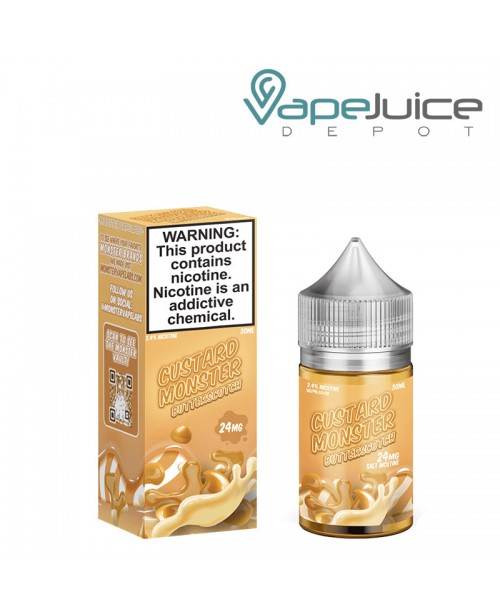 Butterscotch Custard Monster Salt 30ml