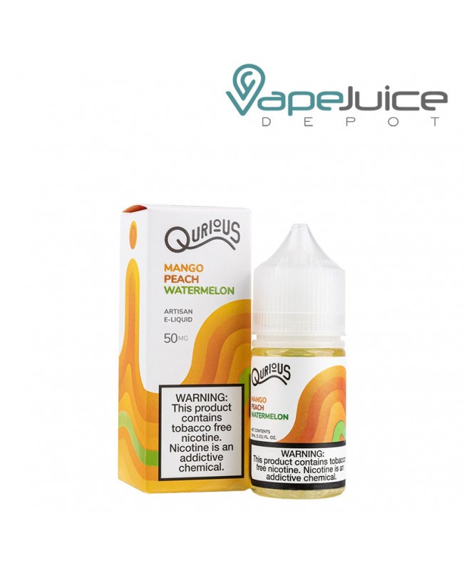 Mango Peach Watermelon Qurious Synthetic Salt 30ml