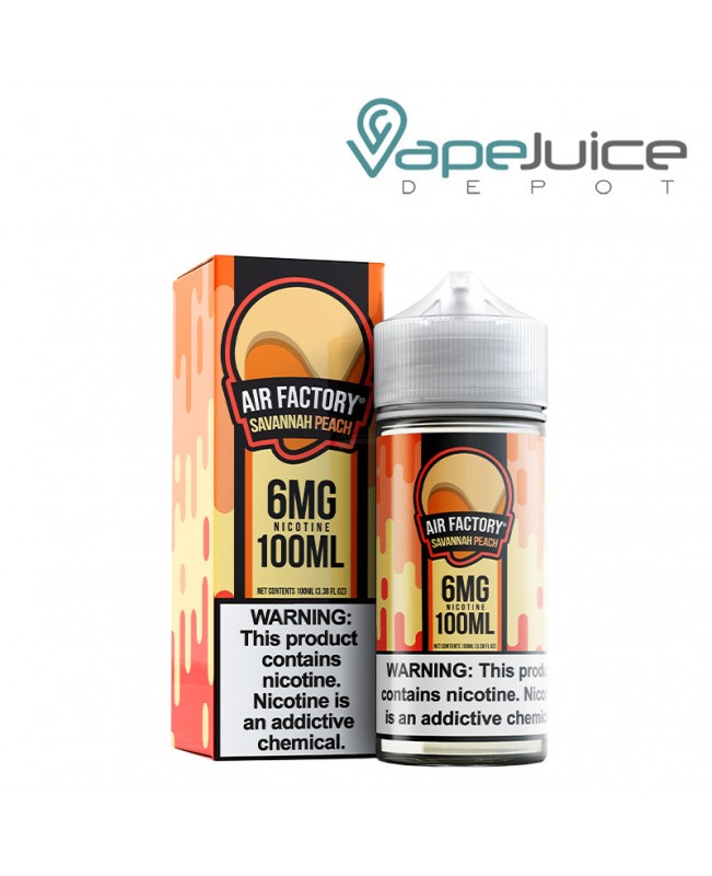 Savannah Peach Synthetic Air Factory eLiquid 100ml