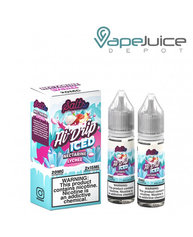 ICED Nectarine Lychee Hi Drip Salts 30ml