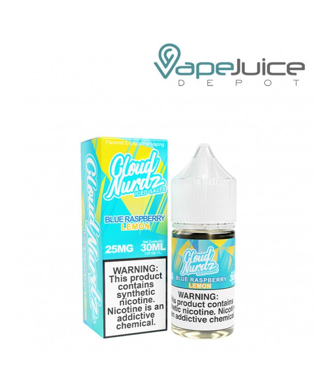 Blue Razz Lemon ICED TFN Salts Cloud Nurdz 30ml