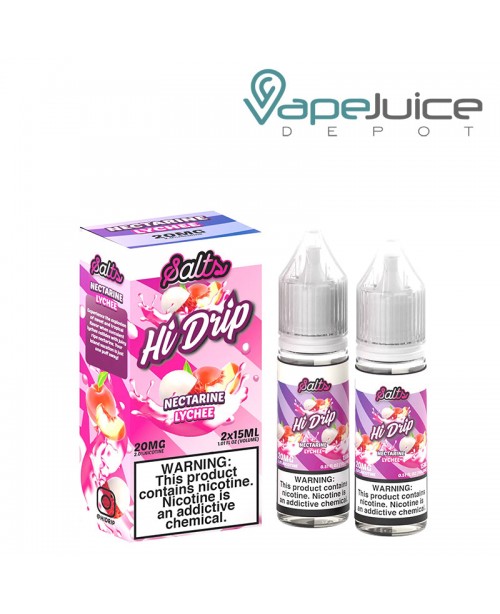 Nectarine Lychee Hi Drip Salts 30ml