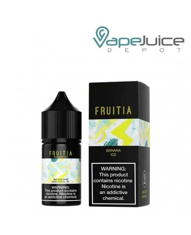 Banana Ice (Smooth Banana Ice) Salt Fruitia Fresh Farms 30ml