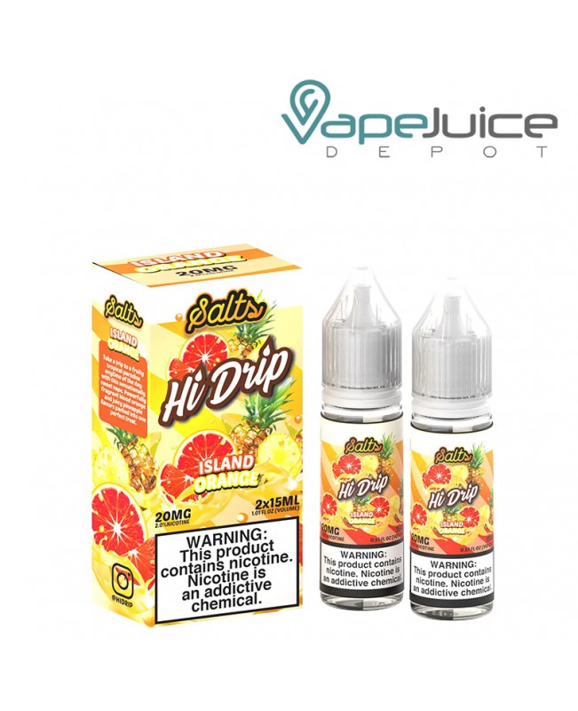 Island Orange Hi Drip Salts 30ml