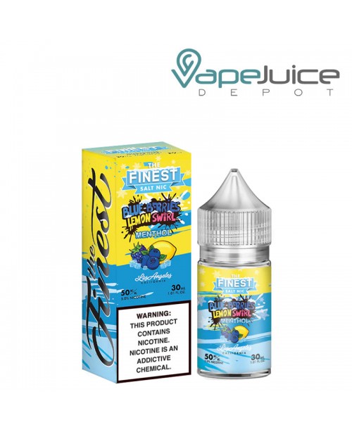 Blue Berries Lemon Swirl Menthol Finest SaltNic Se...