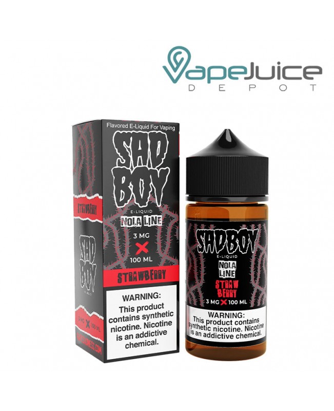 Strawberry Nola SadBoy eLiquid 100ml