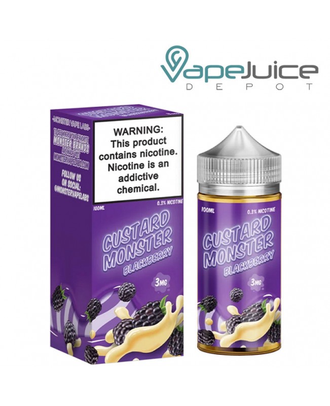 Blackberry Custard Monster eLiquid 100ml