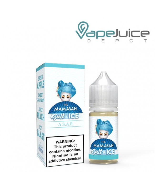 Apple Peach Strawberry Ice Salt The Mamasan eLiquid 30ml