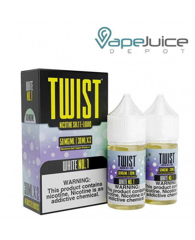 White No 1 Twist Salt E-Liquid 60ml