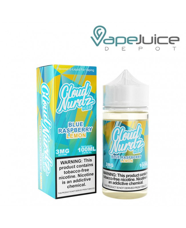 Iced Blue Razz Lemon TFN Cloud Nurdz 100ml