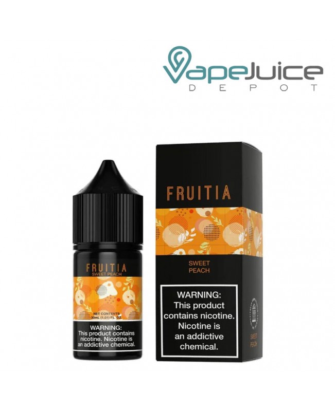 Sweet Peach (Sweet Peach Soda) Salt Fruitia Fresh Farms 30ml