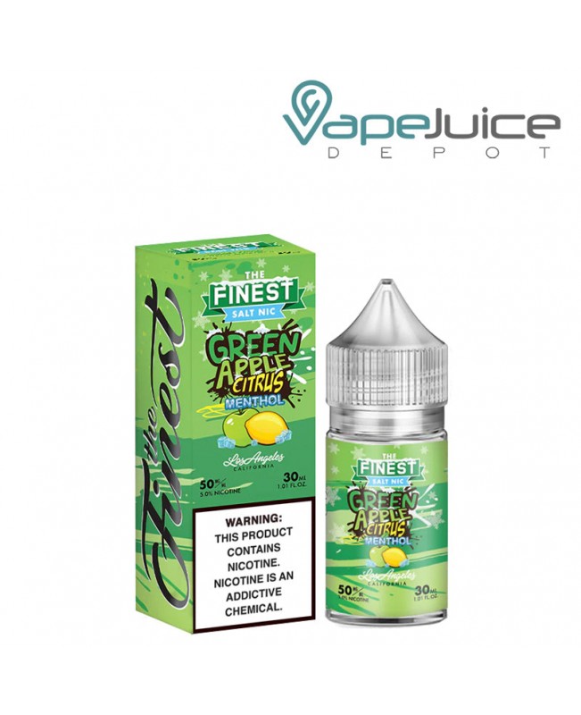 Green Apple Citrus Menthol Finest SaltNic Series 30ml