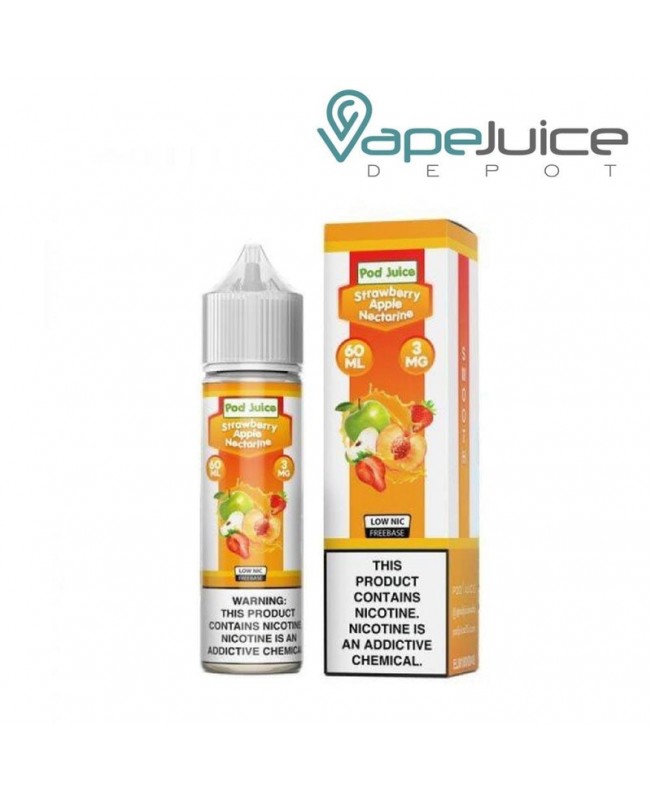 Strawberry Apple Nectarine Pod Juice eLiquid 60ml