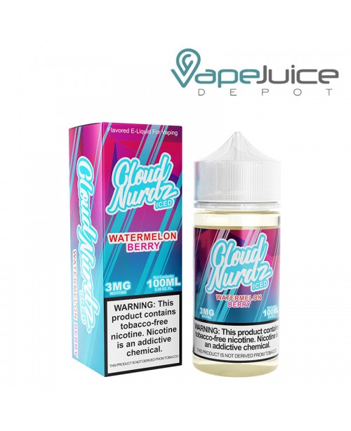 ICED Watermelon Berry TFN Cloud Nurdz 100ml