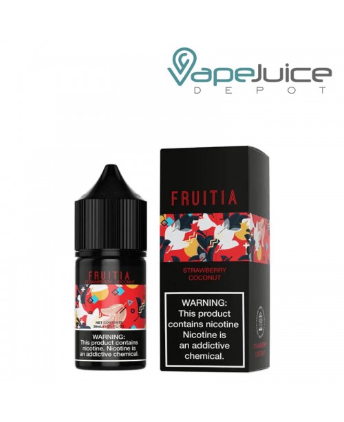 Strawberry Coconut Salt Fruitia Fresh Farms 30ml